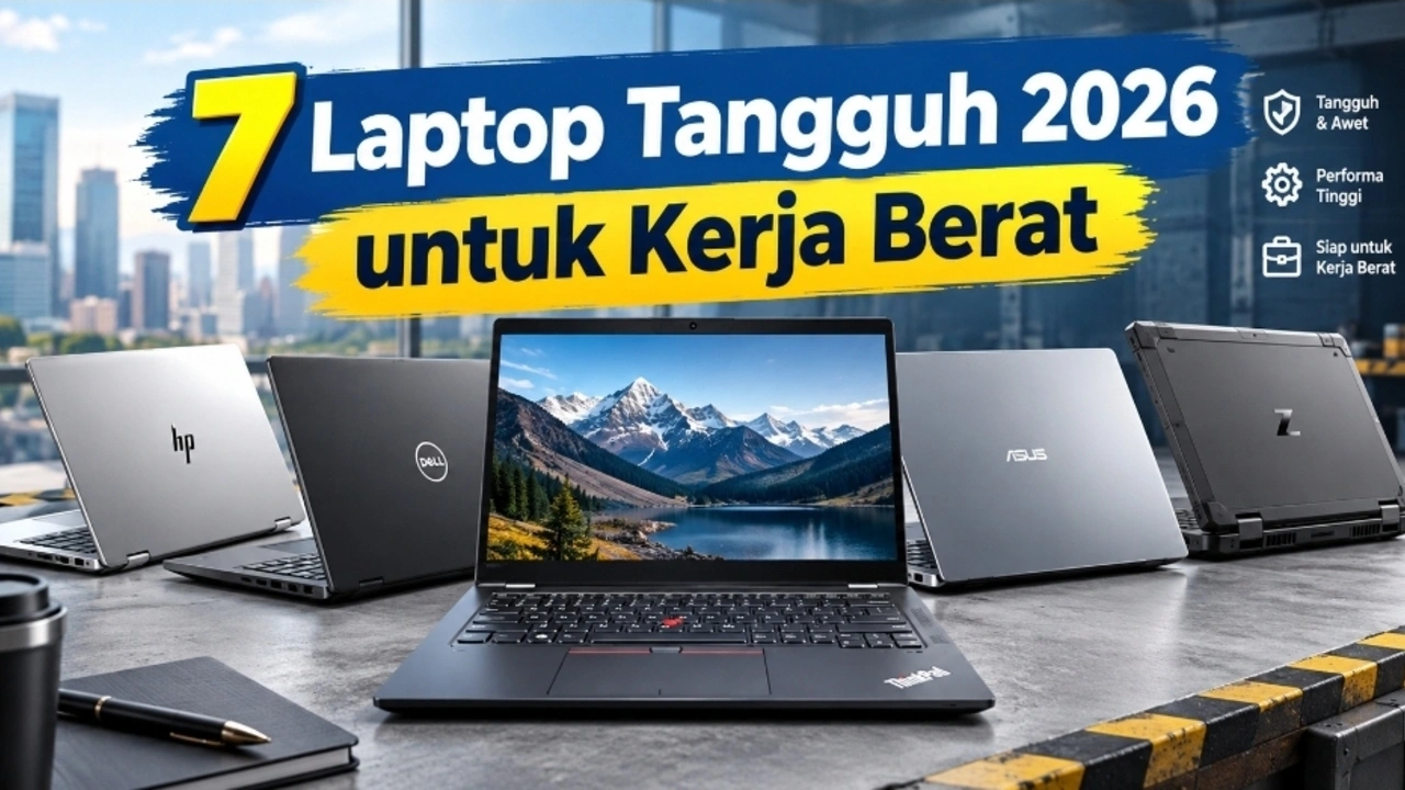 Laptop Tangguh untuk Kerja Berat dan Multitasking
