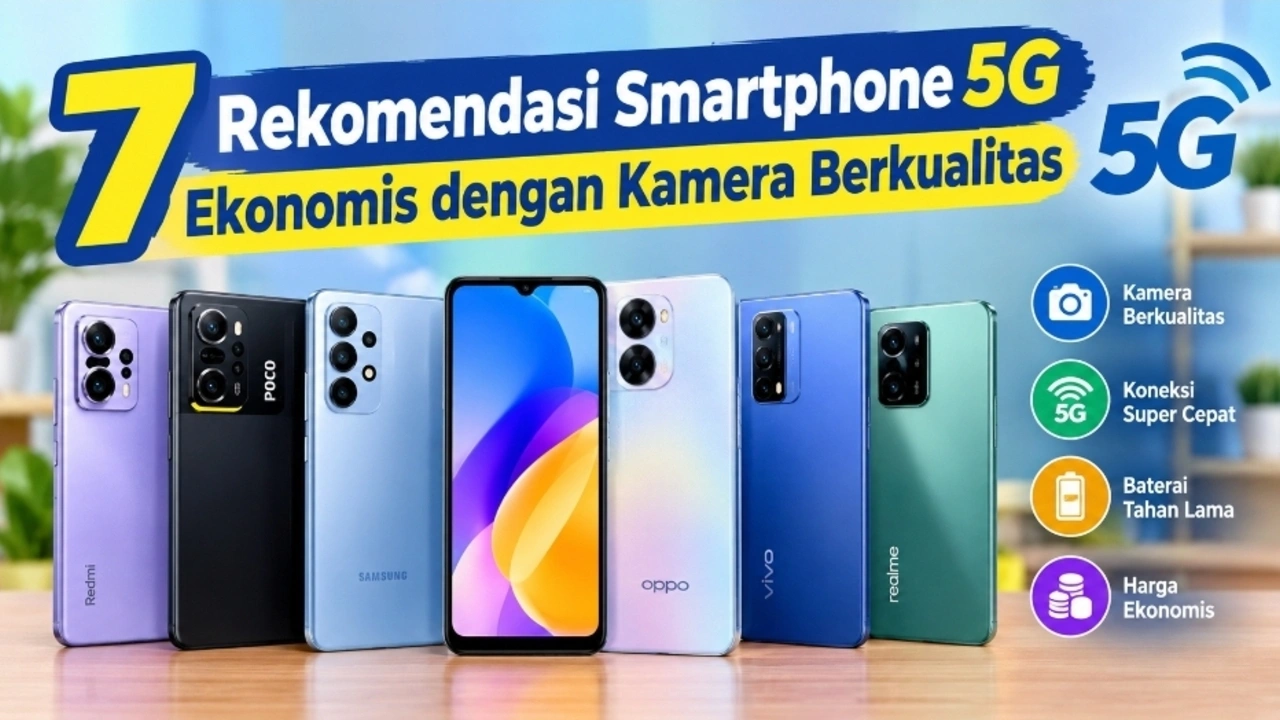 7 Smartphone 5G Murah Kamera Bagus untuk Fotografer Mobile