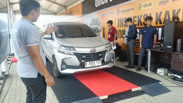 Cek Spooring Gratis dan Quick Check Drive di Pameran Otomotif Terbesar