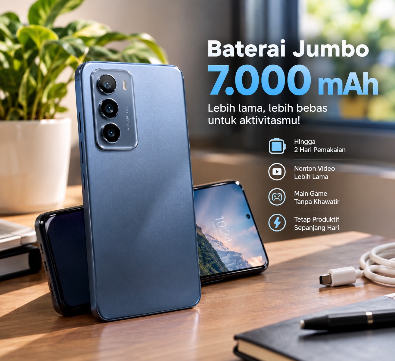 Panduan Memilih Ponsel Baterai Jumbo 6.000 mAh di Bawah Rp3 Juta