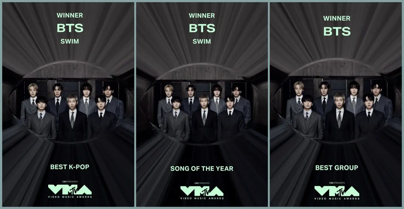 BTS Ukir Tonggak Sejarah Baru di MTV VMAs dengan “SWIM”