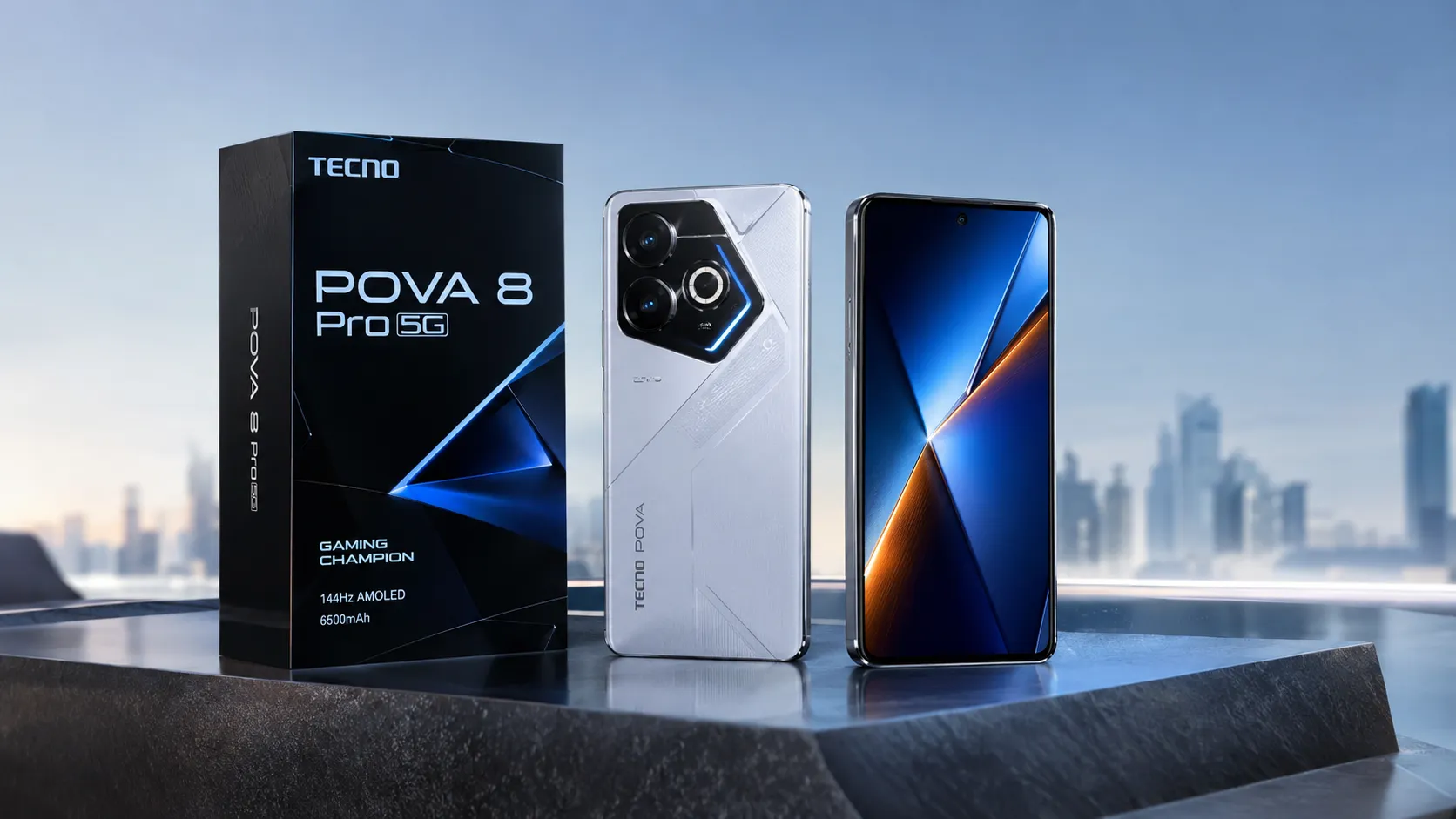 Tecno Pova 8 Pro 5G: AMOLED 144Hz dan Baterai 6.500 mAh untuk Gaming Serius