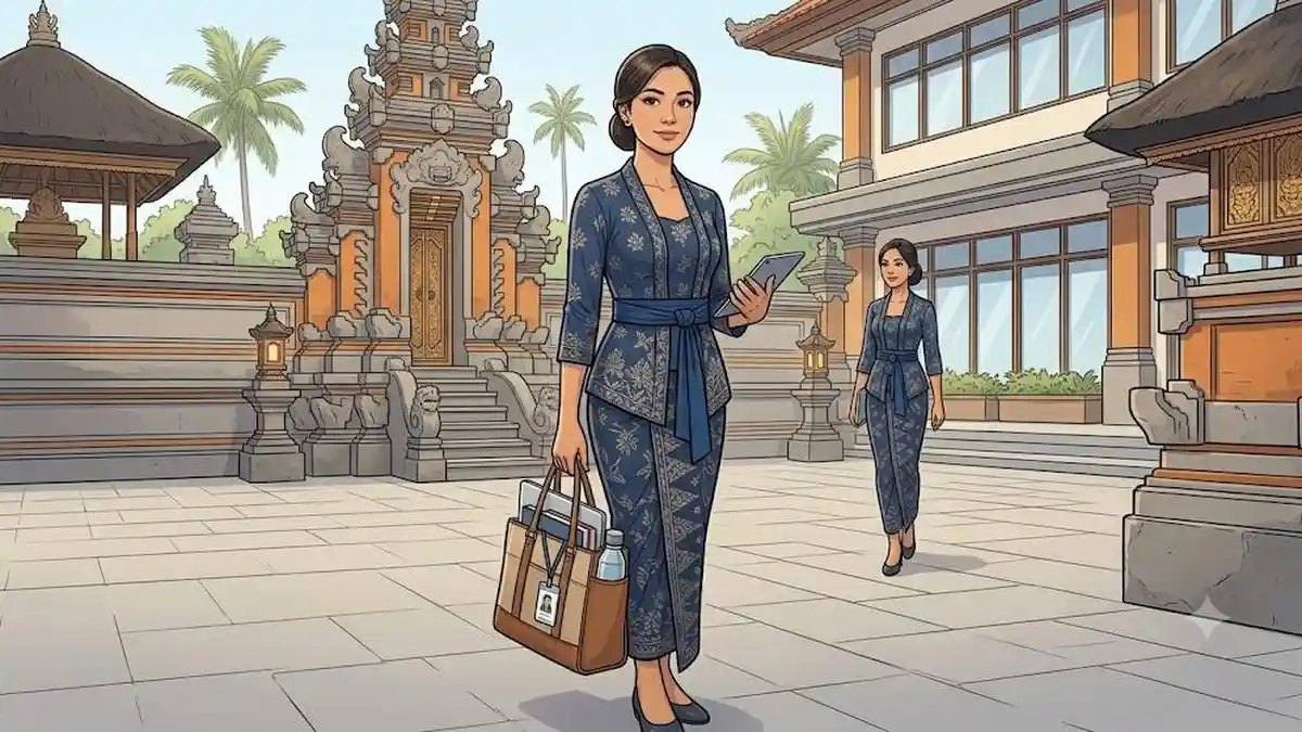 Pergub Busana Adat Bali Angkat Ekonomi Tekstil dan UMKM Kain Lokal