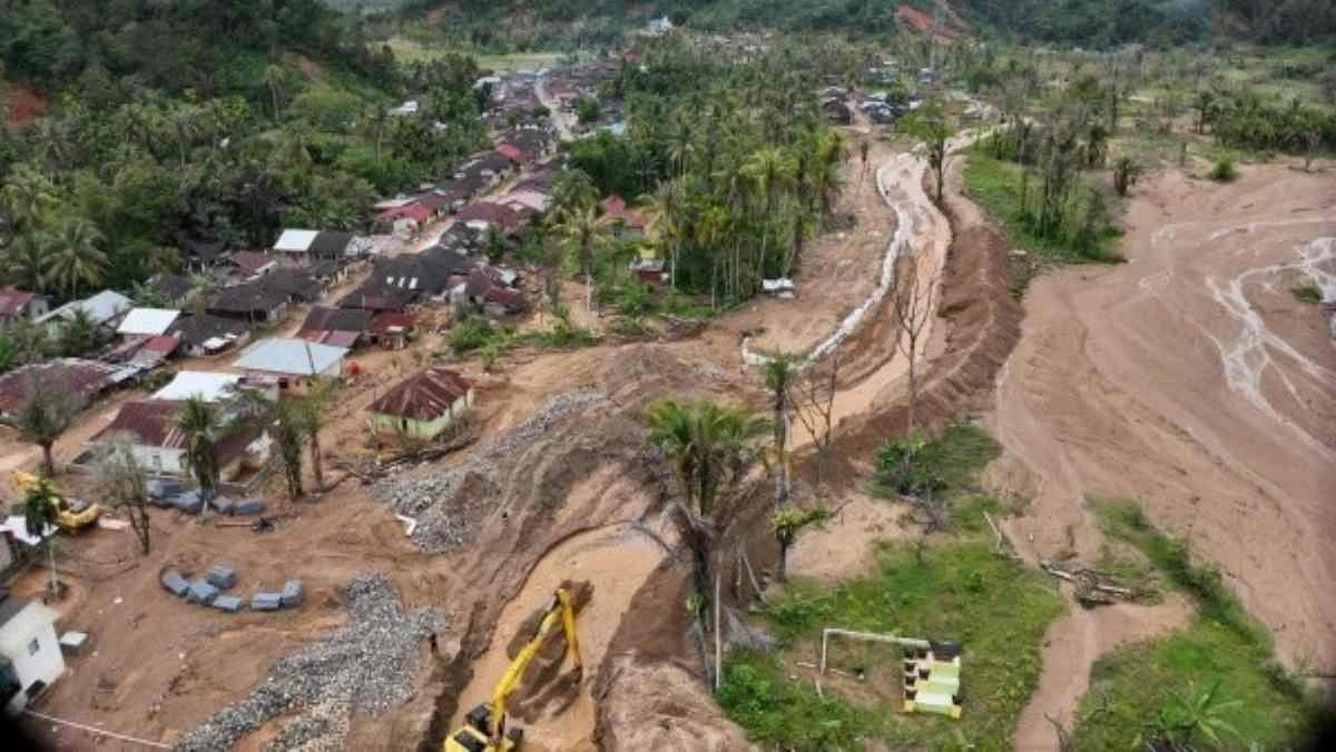 Penanganan Darurat Sungai Meluap di Tapanuli Tengah
