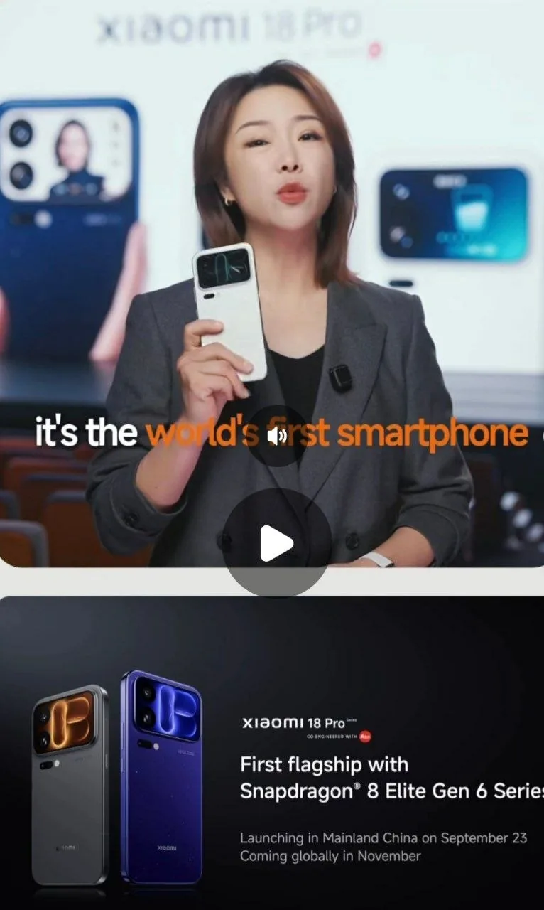 Xiaomi 18 Pro Global: Snapdragon 8 Elite Gen 6 dan Dua Kamera 200MP