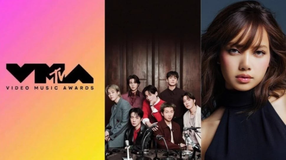 BTS dan Lisa Raih Puncak Baru di MTV VMAs