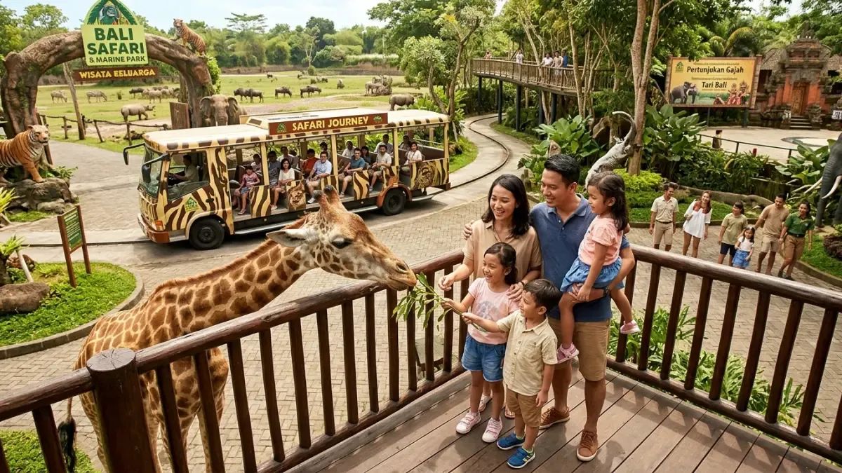 Bali Safari Park: Destinasi Wisata Keluarga Sehari Penuh