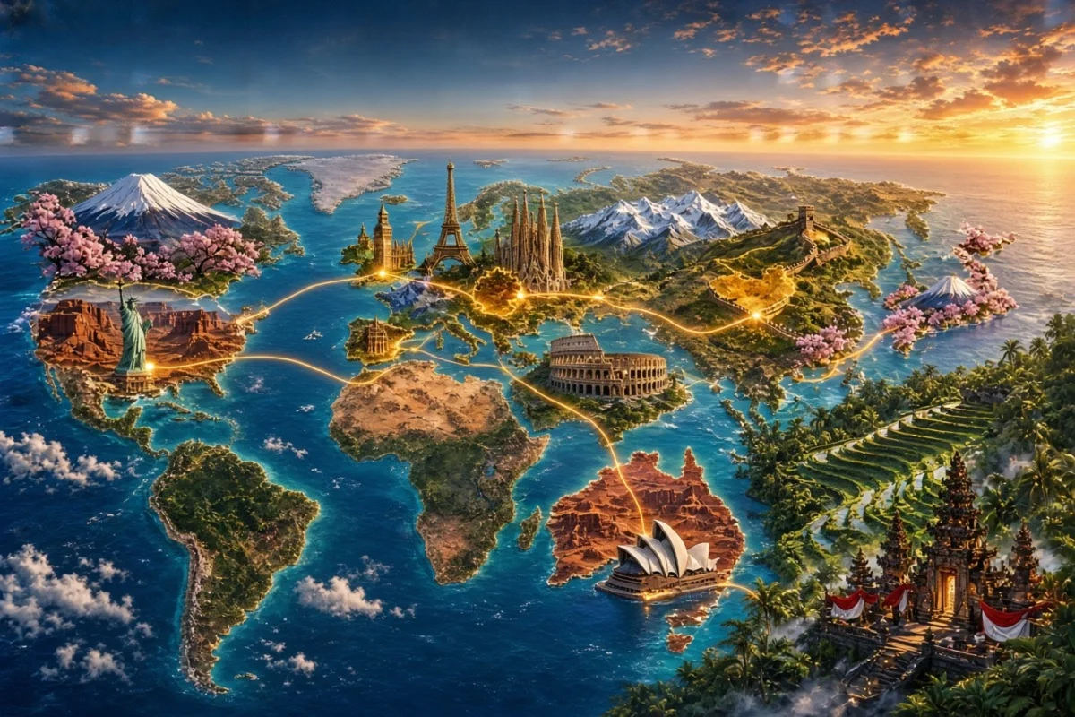 Peringkat Wisata Global: Posisi, Tantangan, dan Peluang