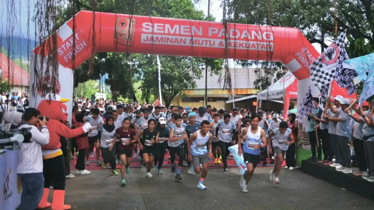 Dari 300 ke 1.000 Pelari: Lompatan Semen Padang Fun Run