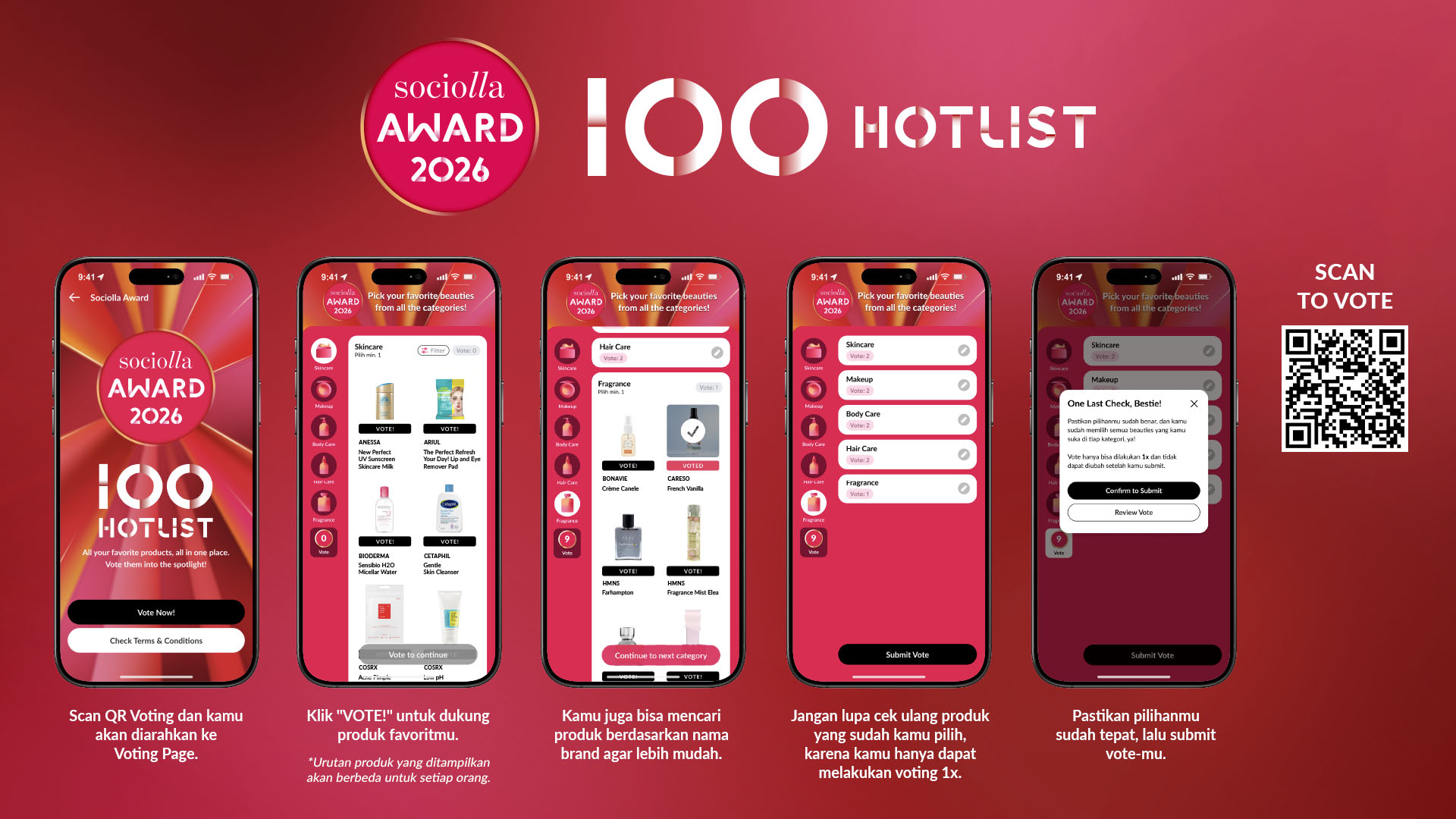Sociolla Awards: Panduan Lengkap 100 Produk Hotlist dan Cara Memilih Favorit Anda