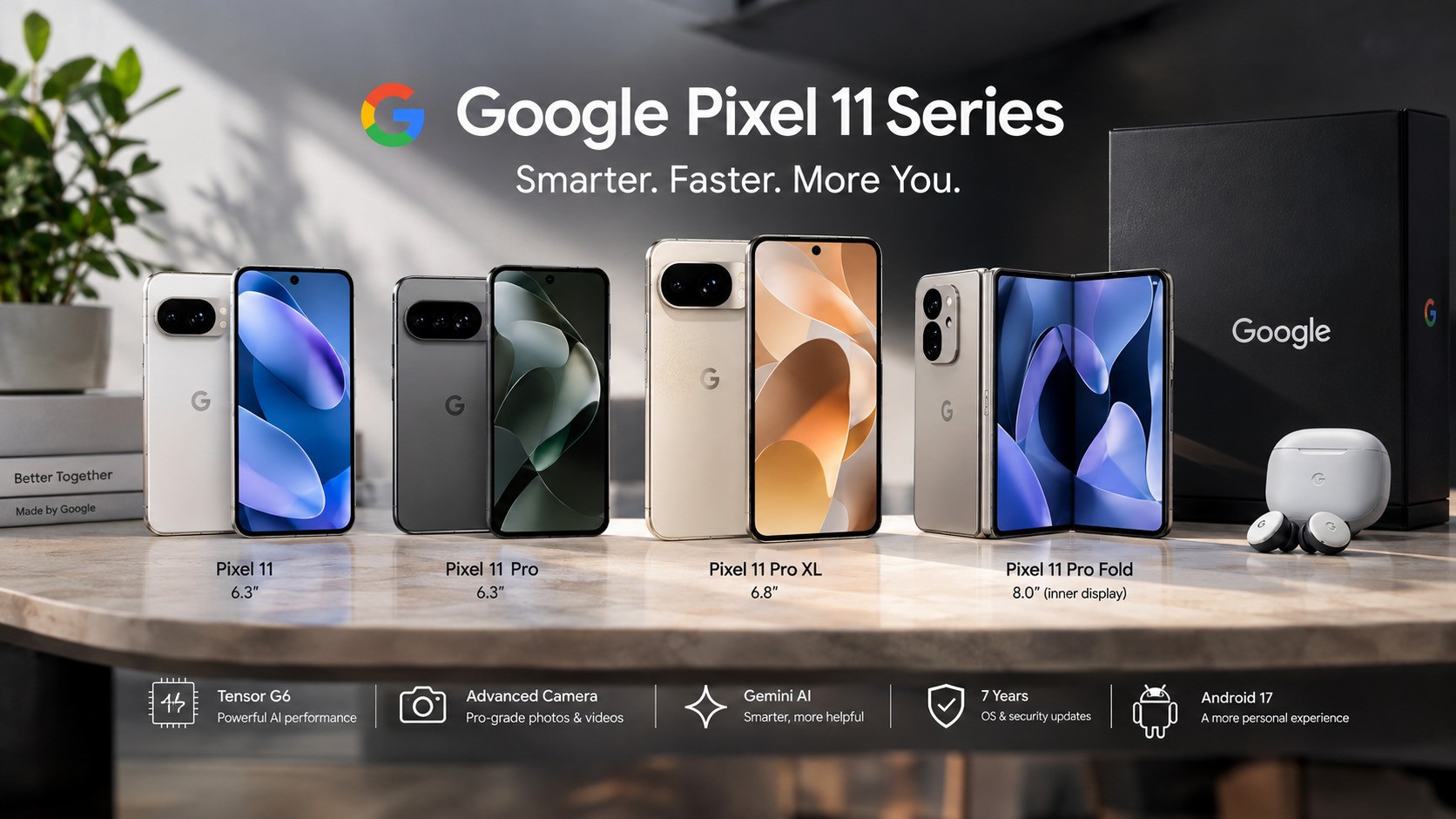 Google Pixel 11 Series: Tensor G6 dan Foldable 8 Inci