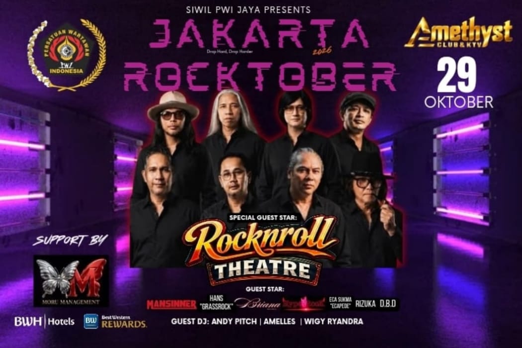 Jakarta Rocktober Siap Membakar Panggung dengan Rocknroll Theatre