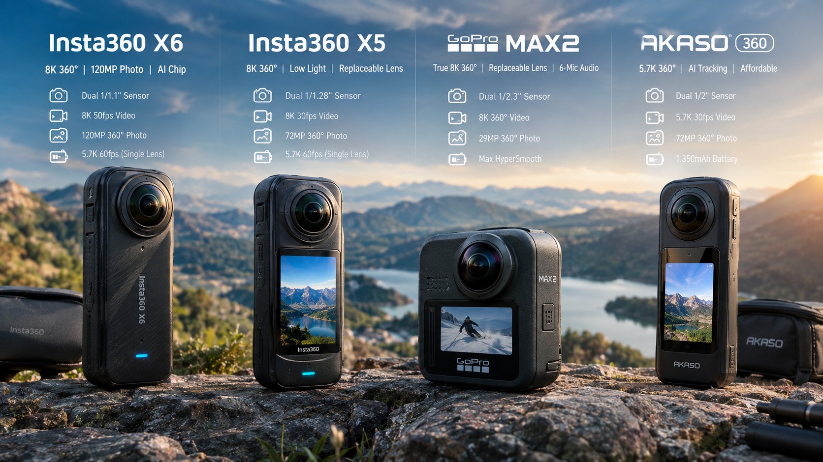 DJI Osmo 360 II vs Insta360 X6: Duel Kamera 360 8K