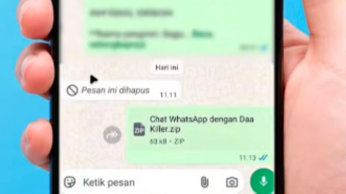 Simpan Riwayat Chat WhatsApp dengan Fitur Export Chat