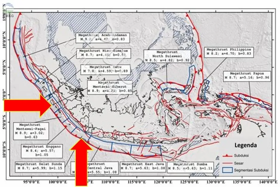 14 Zona Megathrust: Memahami Risiko Gempa dan Tsunami Besar
