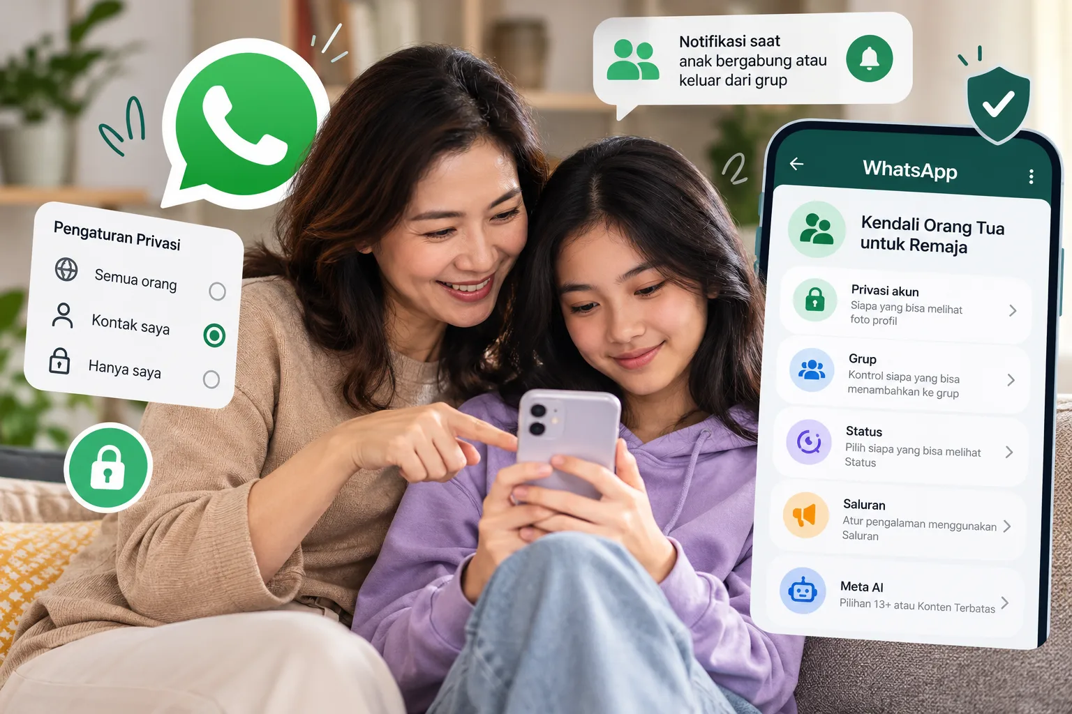 Kendali Orang Tua WhatsApp: Mengawasi Remaja Tanpa Merusak Kepercayaan