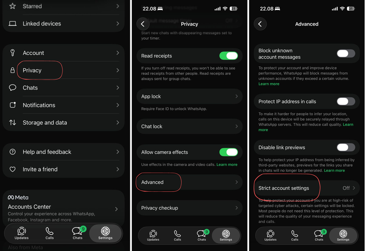 Tiga Fitur Keamanan WhatsApp yang Wajib Diaktifkan