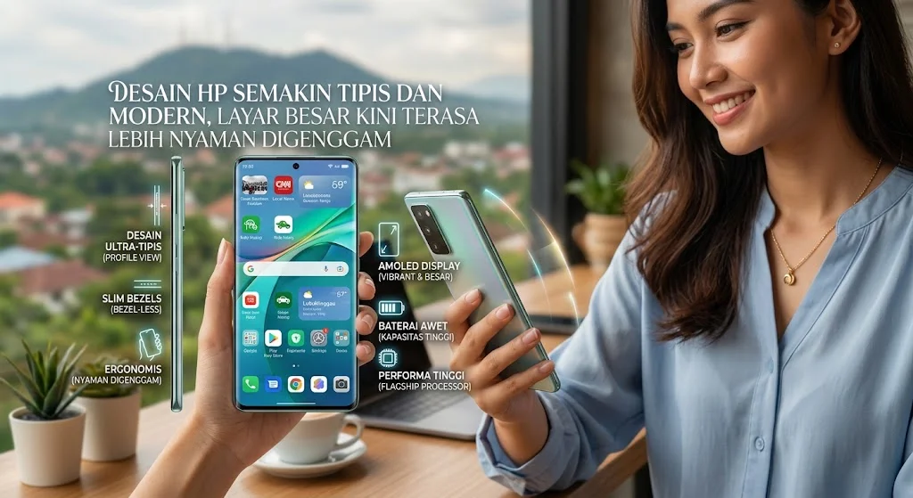 Layar Besar Tidak Lagi Bikin Pegal: Rahasia Desain Smartphone Modern