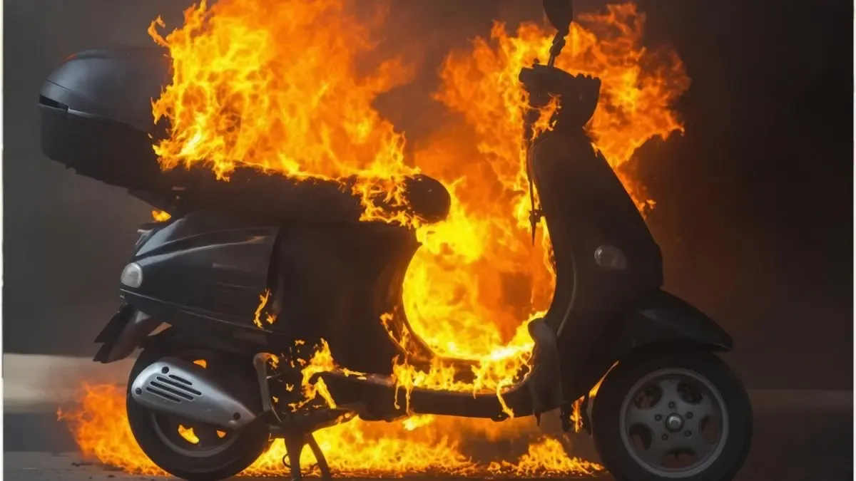 Baterai Rusak Tetap Berbahaya: Peringatan Kebakaran Motor Listrik
