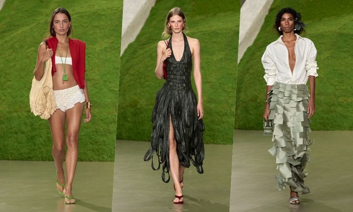 Tren Exposed Bra Menguasai Runway Musim Semi