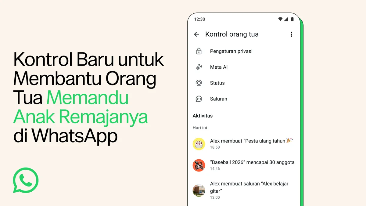 Kontrol Orang Tua WhatsApp: PIN, Grup Remaja, dan Batas Privasi