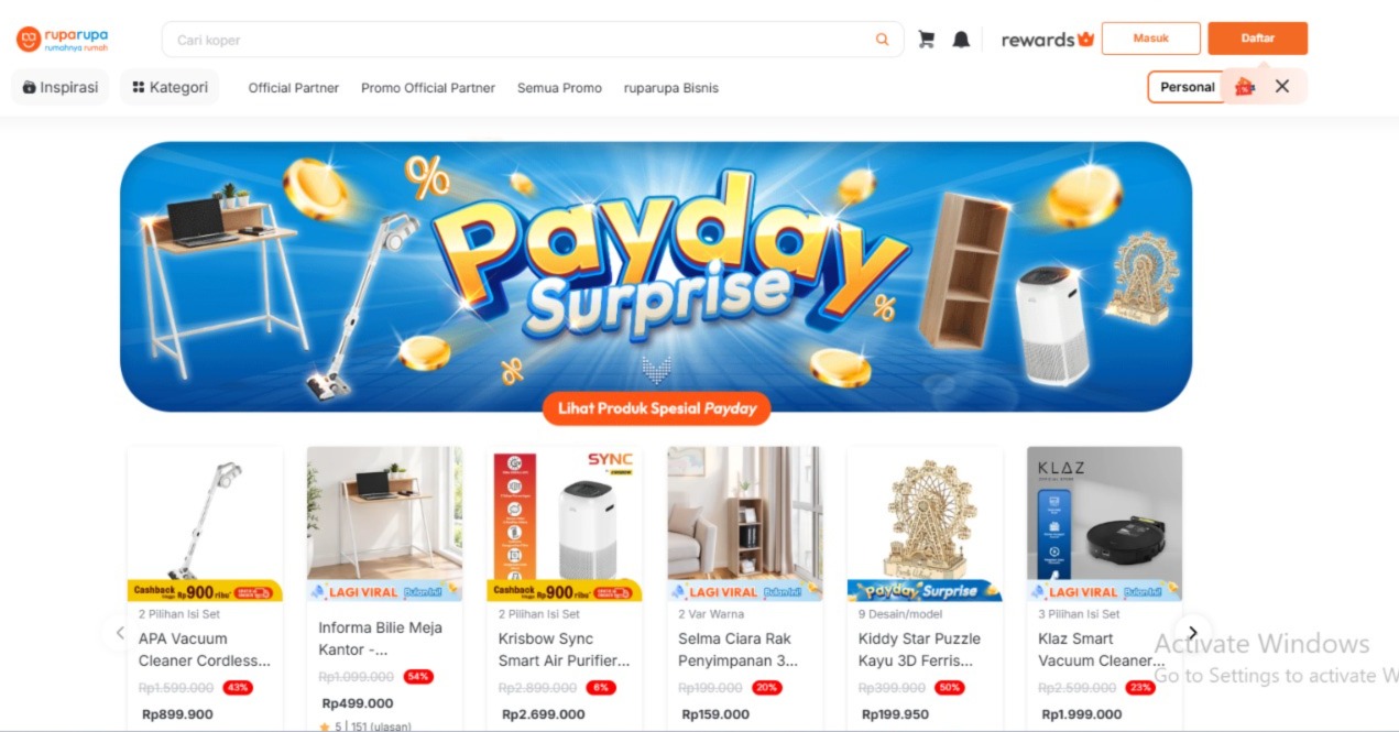 Panduan Lengkap Member Ruparupa Rewards untuk Belanja Furnitur & Elektronik