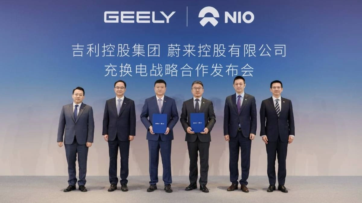 Geely dan Nio Satukan Jaringan Battery Swapping Mobil Listrik