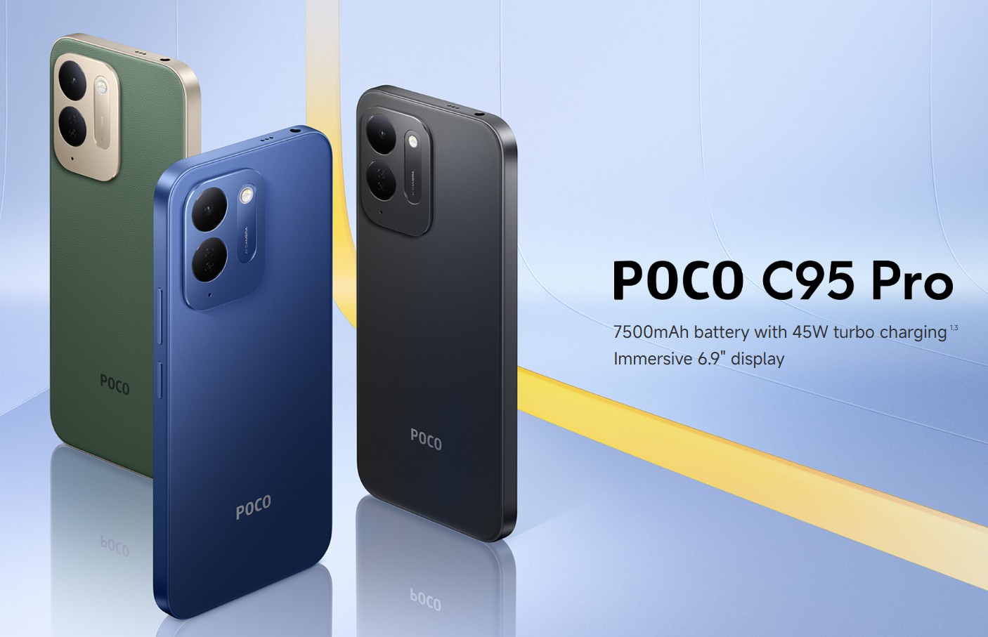 POCO C95 Pro: Baterai 7.500 mAh dan Layar 120Hz di Kelas Entry-Level