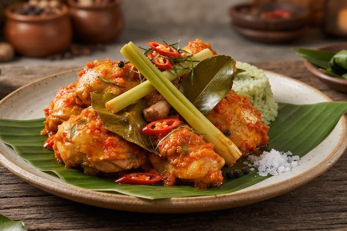 Dua Resep Ayam Kukus Empuk: Serundeng Gurih dan Bungkus Daun Pisang