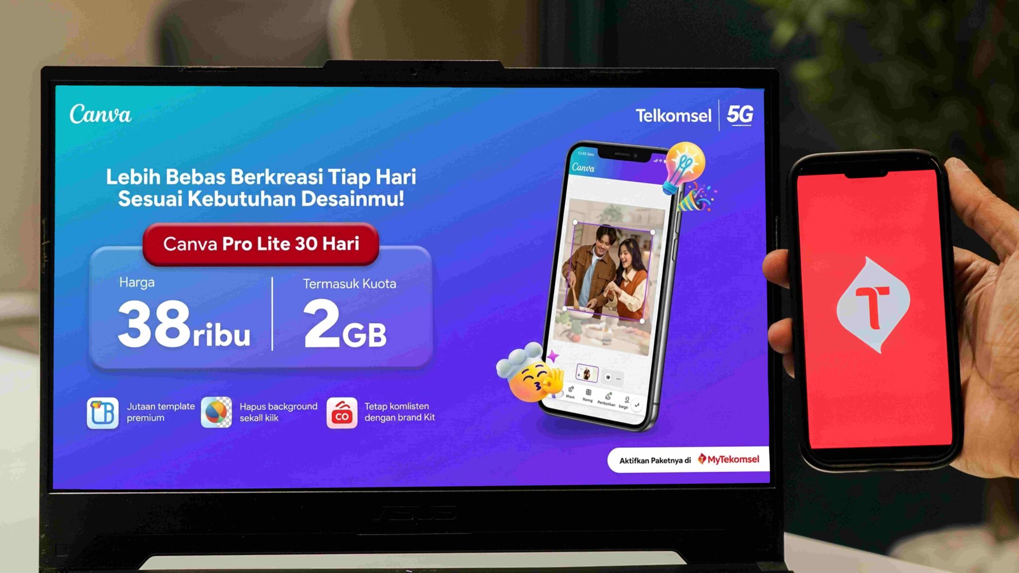 Paket Bundling Canva Pro Lite Telkomsel: Worth It untuk Kreator Konten?