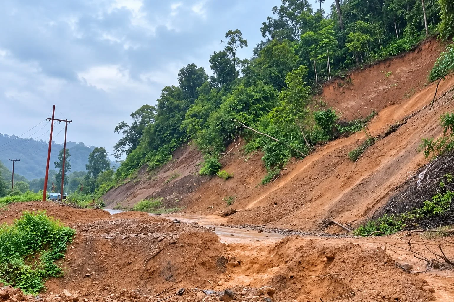 Jalan Nasional Aceh Berlumpur dan Longsor: Akses Warga Lumpuh Total