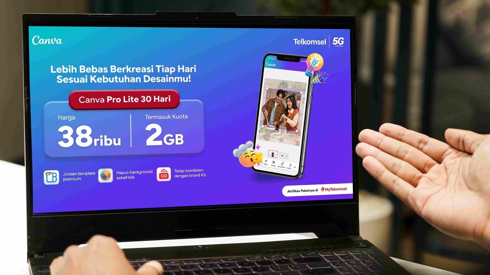 Paket Bundling Canva Pro Lite Telkomsel: Worth It untuk Kreator Konten?