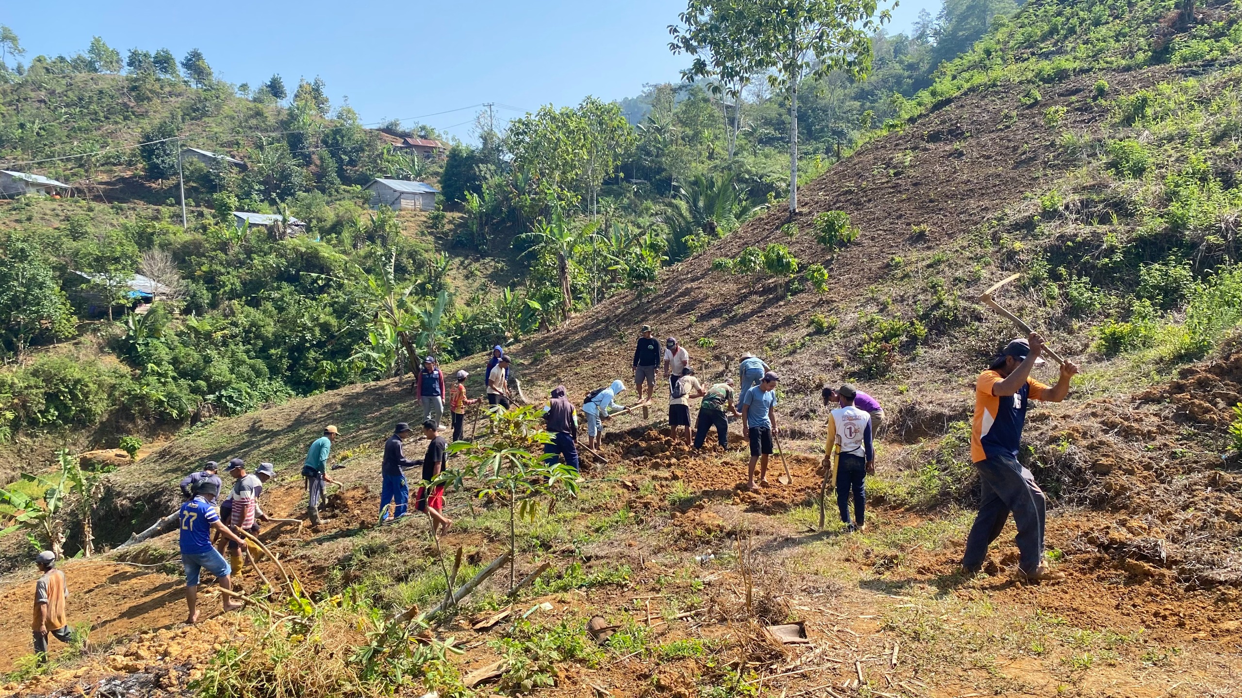 Gotong Royong Jembatan Rano: Akses Pendidikan dan Kopi Terbuka