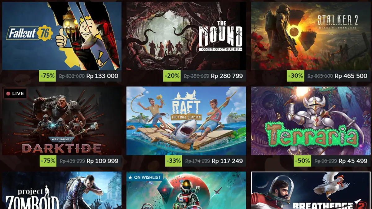Steam Autumn Sale Diskon: 70+ Game PC Murah hingga 95%