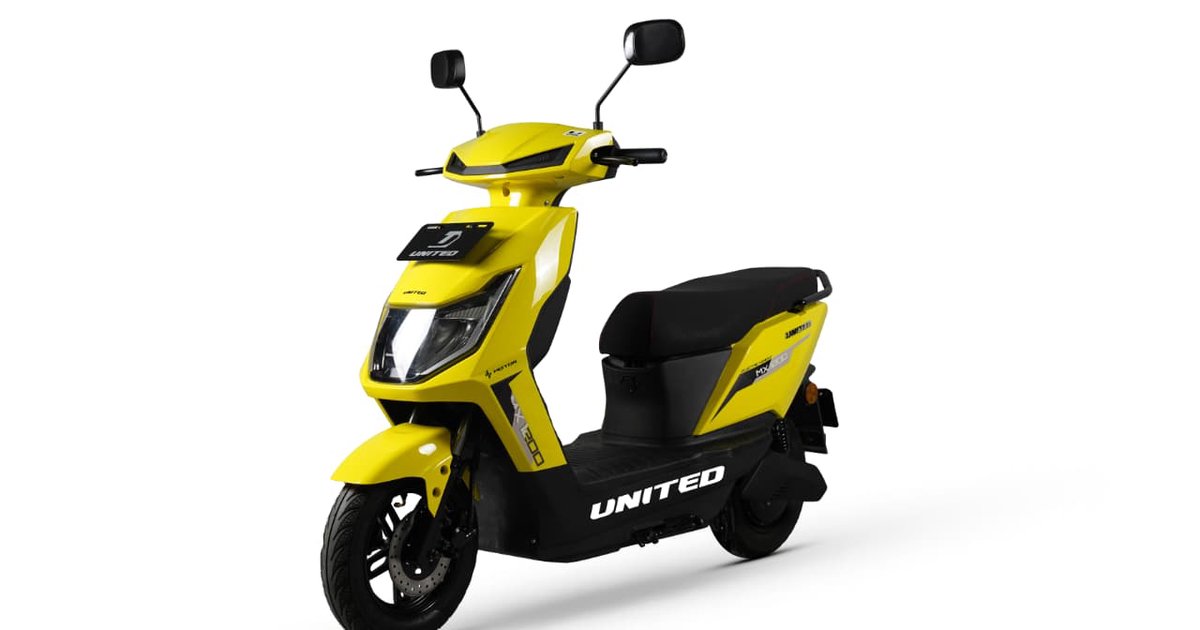 United E-Motor New MX1200 Lithium: Motor Listrik Urban 75 km Sekali Cas
