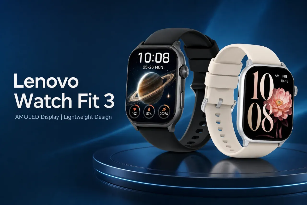 Lenovo Watch Fit 3: Smartwatch AMOLED Besar untuk Pengguna Fitness Hemat