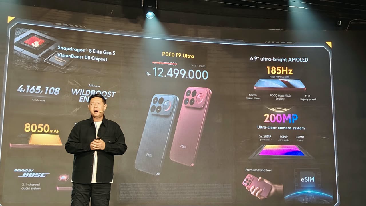 POCO F9 Series: Dual Chipset, Baterai 8.050 mAh, Berapa Harganya?