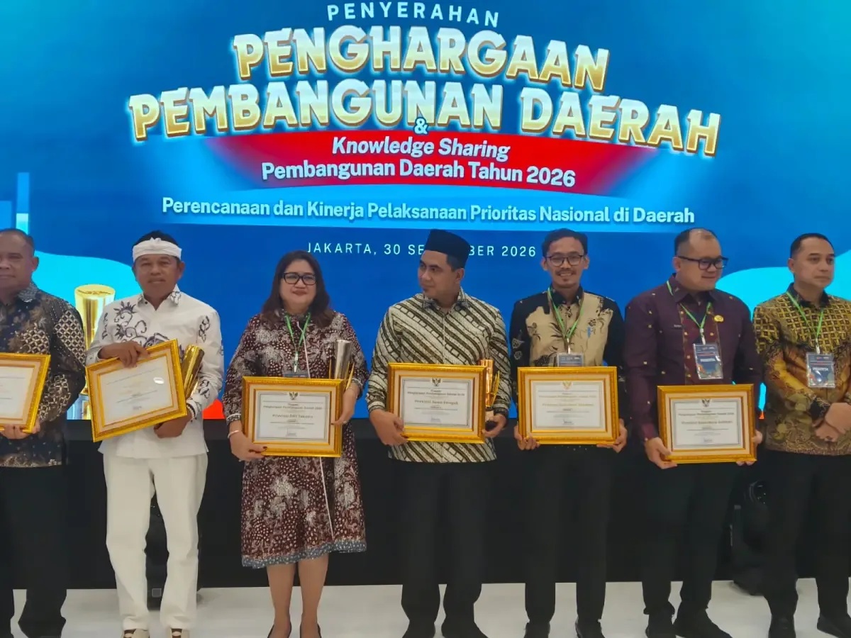 Tiga Daerah Penggerak Penghargaan Pembangunan Daerah