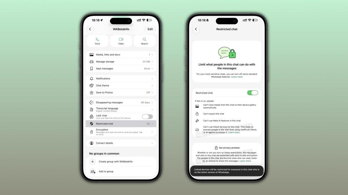 Restricted Chat WhatsApp: Tameng Baru untuk Obrolan Pribadi