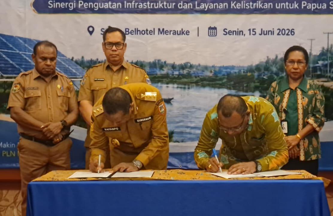 Papua Selatan Perkuat Jaringan Listrik dan Energi Terbarukan