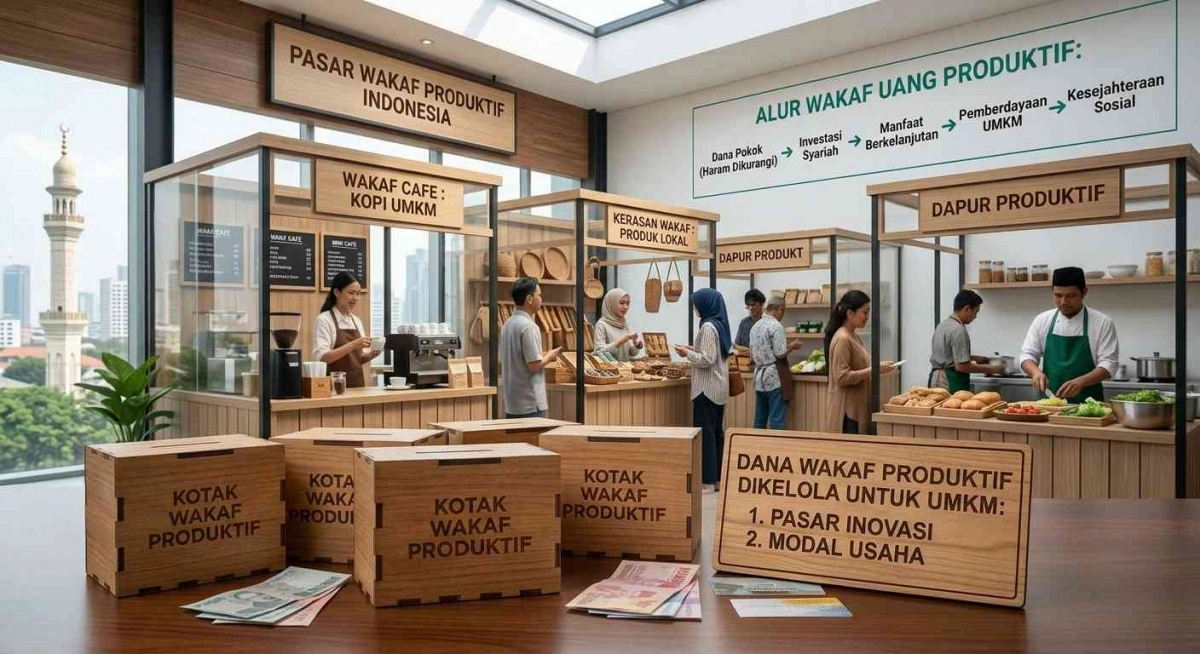 Wakaf Uang Jadi Tulang Punggung Baru Pembiayaan UMKM