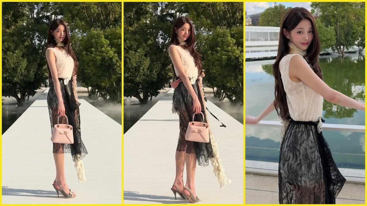 Jang Wonyoung Memukau di Dior Paris Fashion Week