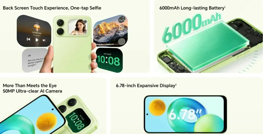 Honor X5ds: Layar Belakang di Ponsel Murah, Gimmick atau Berguna?