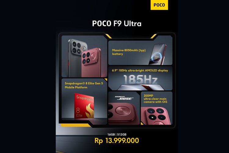 POCO F9 Series Resmi Hadir: True Flagship dengan Harga Tetap Galak
