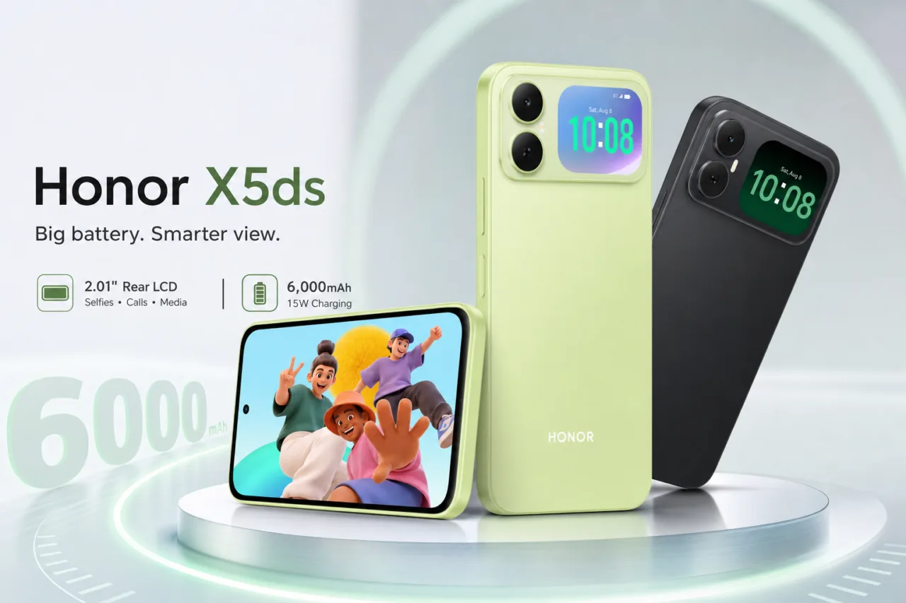 Honor X5ds: Layar Belakang di Ponsel Murah, Gimmick atau Berguna?