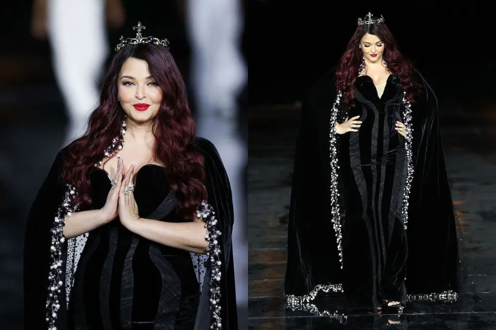 Aishwarya Rai dan Momen Runway Penuh Mutiara di Paris