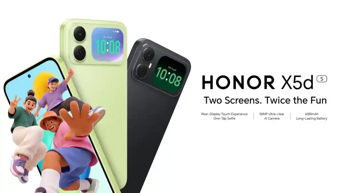 Honor X5ds dengan Layar Belakang 2,01 Inci dan Baterai 6000mAh