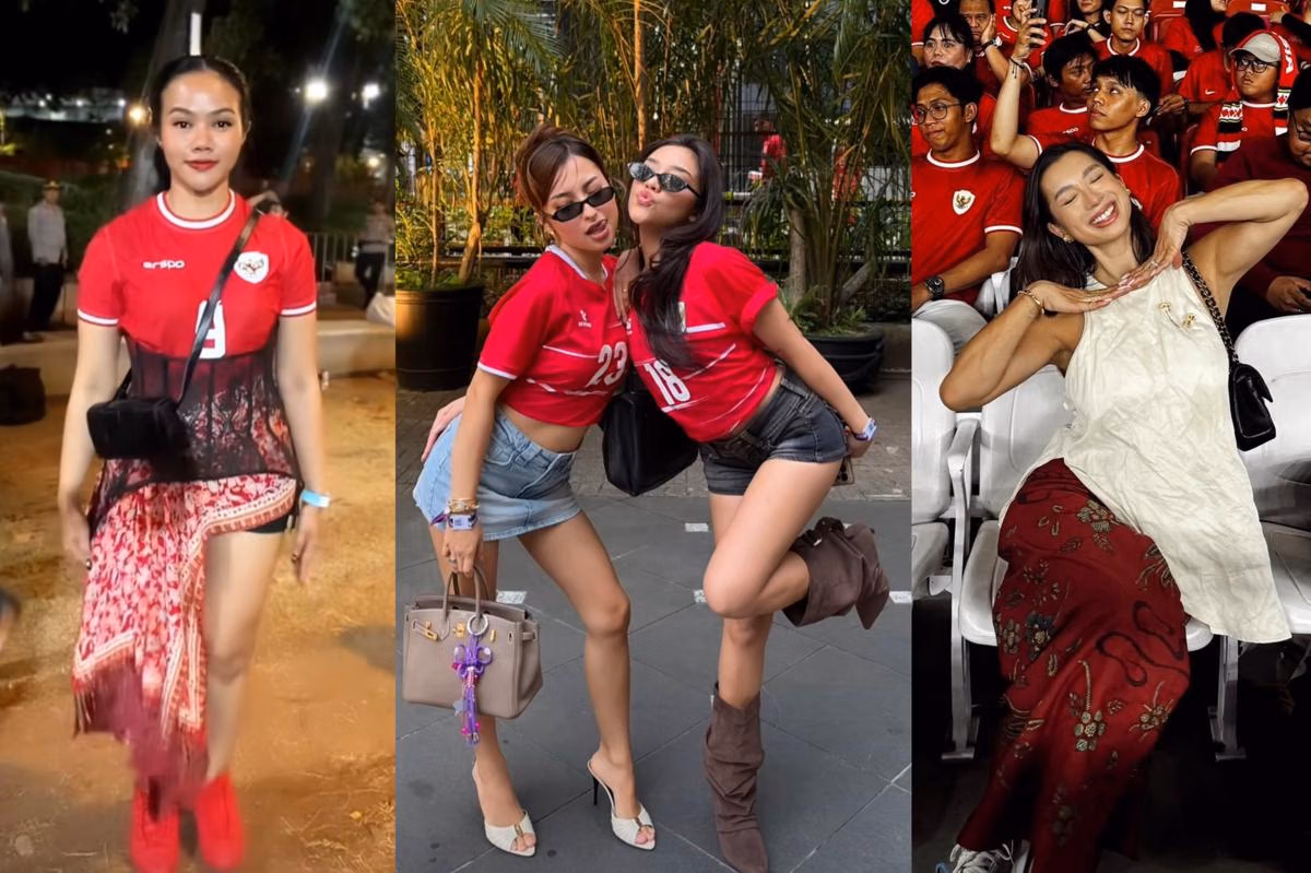 13 Gaya Fashion Selebriti di Final Sepak Bola