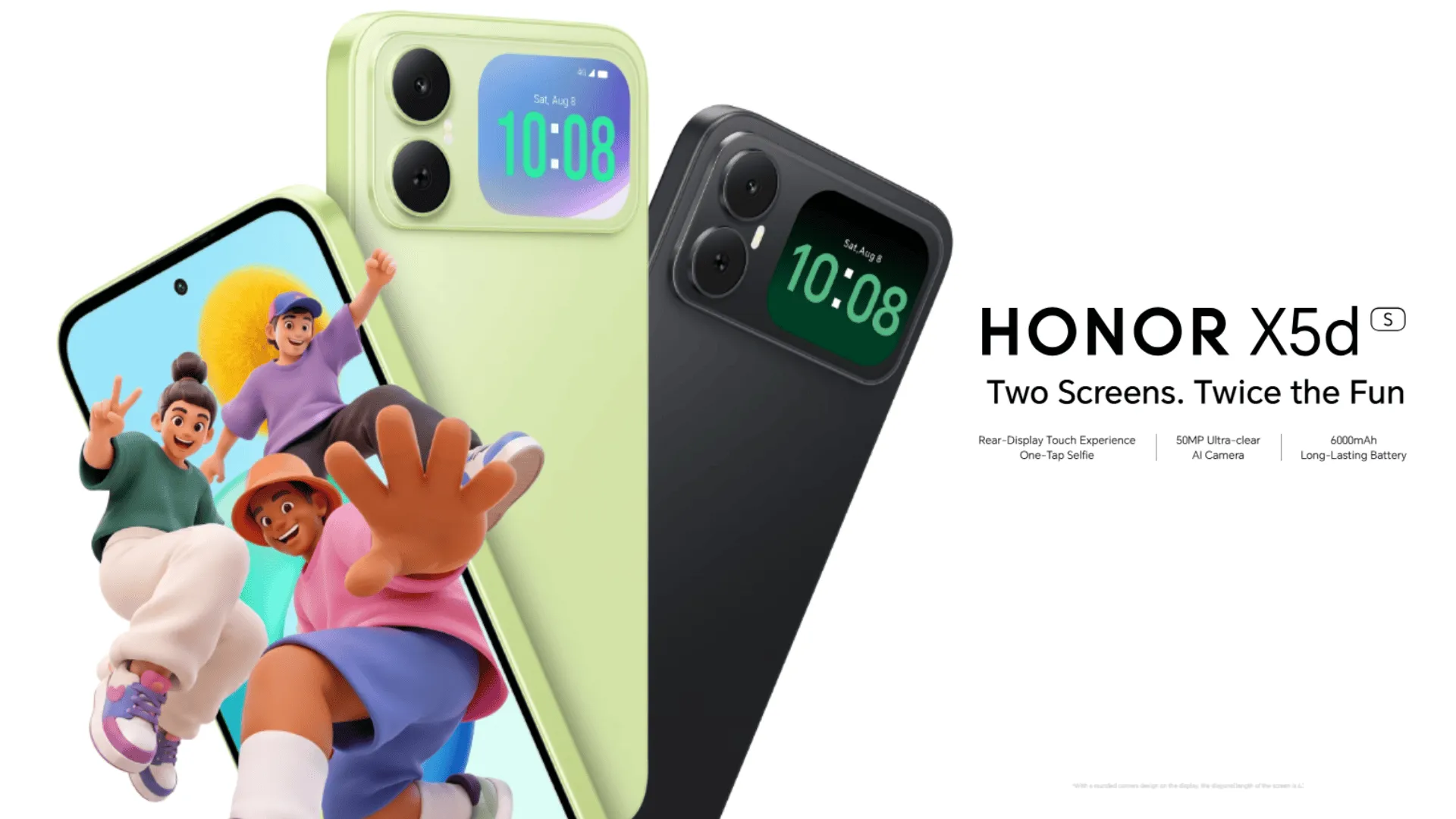Honor X5ds: Ponsel Layar Ganda Terjangkau dengan Baterai 6000mAh
