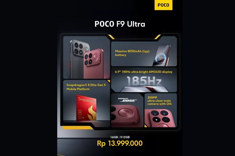 POCO F9 Series: Pilih F9 Pro atau F9 Ultra?